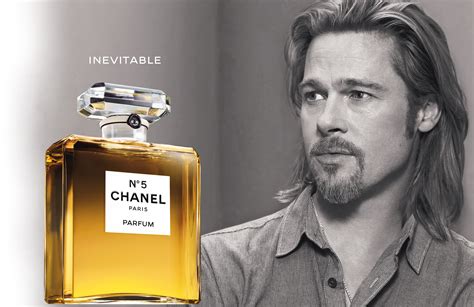 chanel 5 brad pitt|brad pitt chanel no 5.